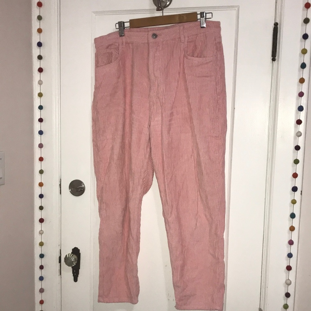 Reclaimed Vintage Pink Courduroy Pants W36.